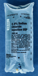 Baxter #2B1324X - 0.9% 1L Normal Saline, priced per individual bag