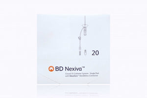 383552 BD Nexiva 22GA x 1", priced per case of 80