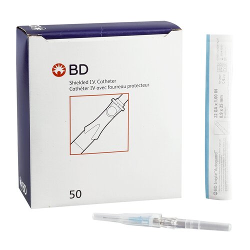 381423:  BD Insyte-N (NON-BLOOD CONTROL) 22GA x 1.00”, priced per box of 50