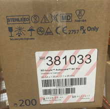 Load image into Gallery viewer, 382533:  BD Insyte Autoguard Blood Control 20GA x 1.00”, priced per box of 50