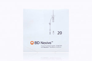 383592:  BD Nexiva 20GA x 1", priced per case of 80